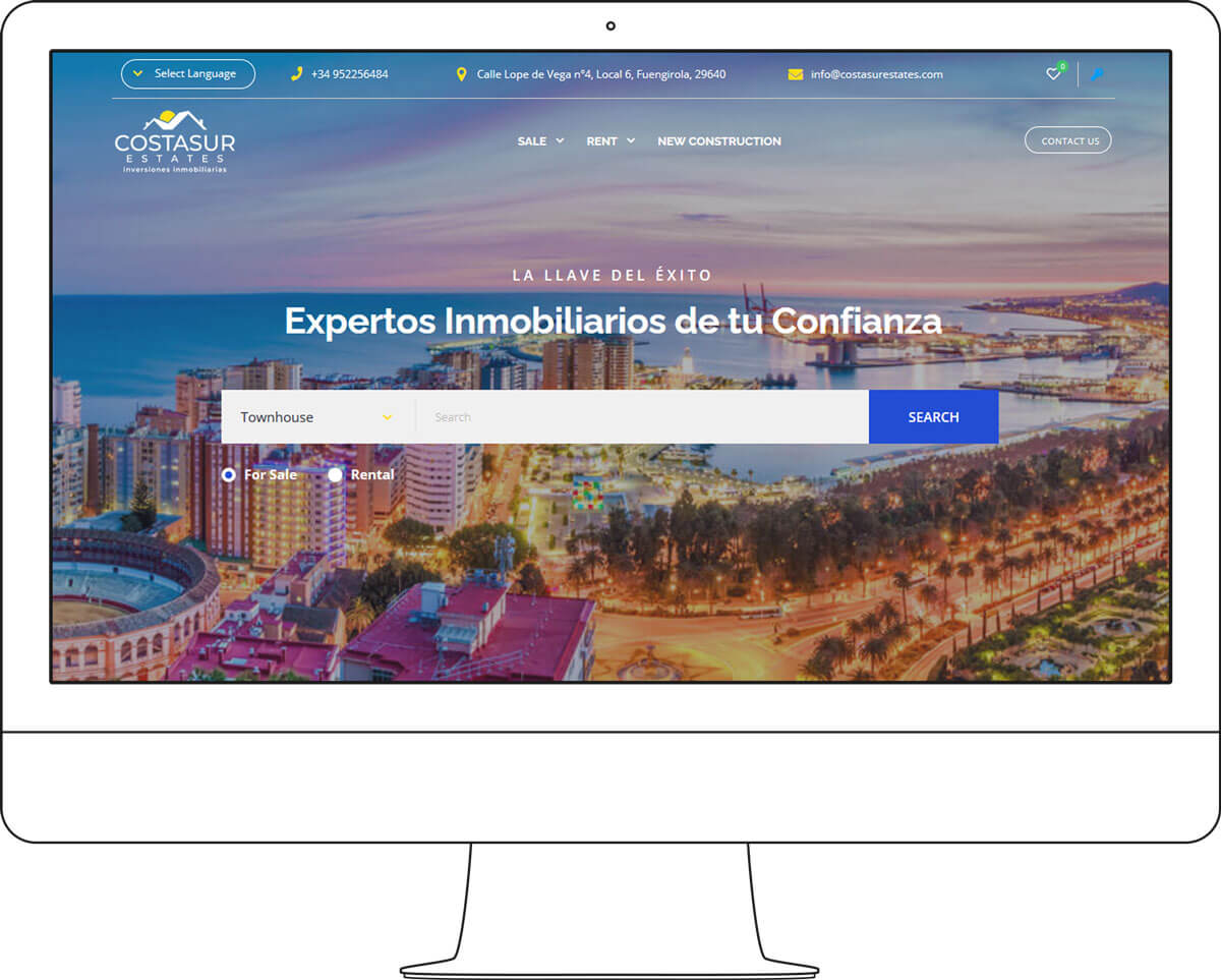 estate agent web design
