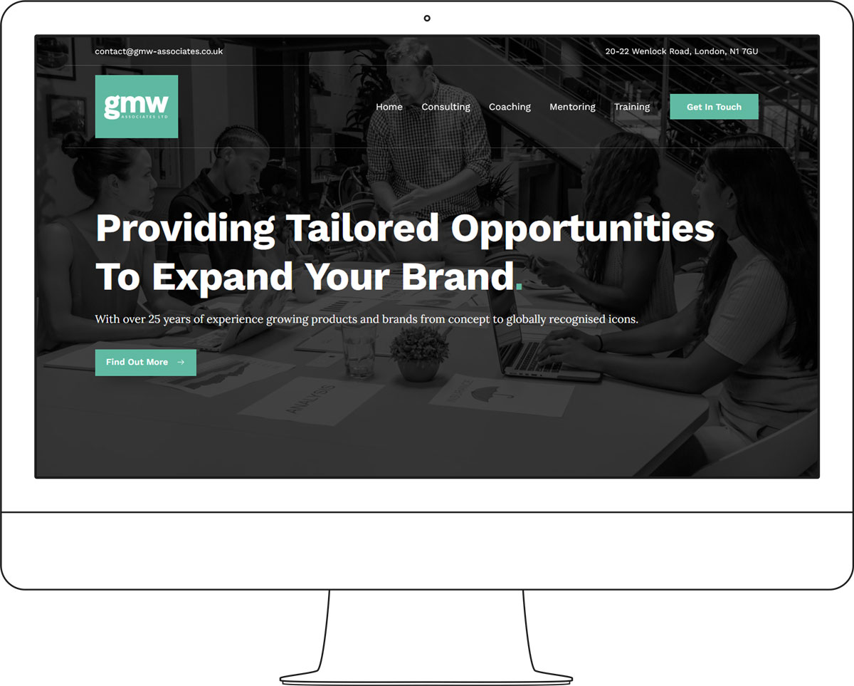 GMW Associates landing page