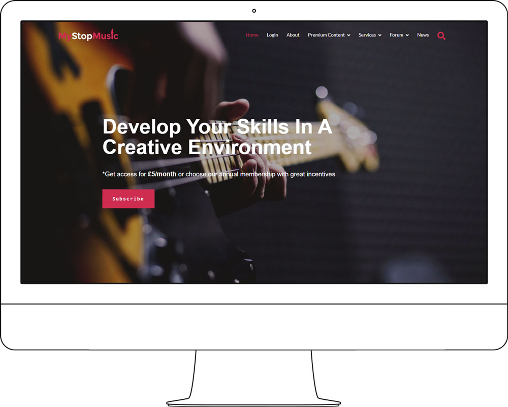 full screen layout
