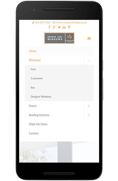 mobile view