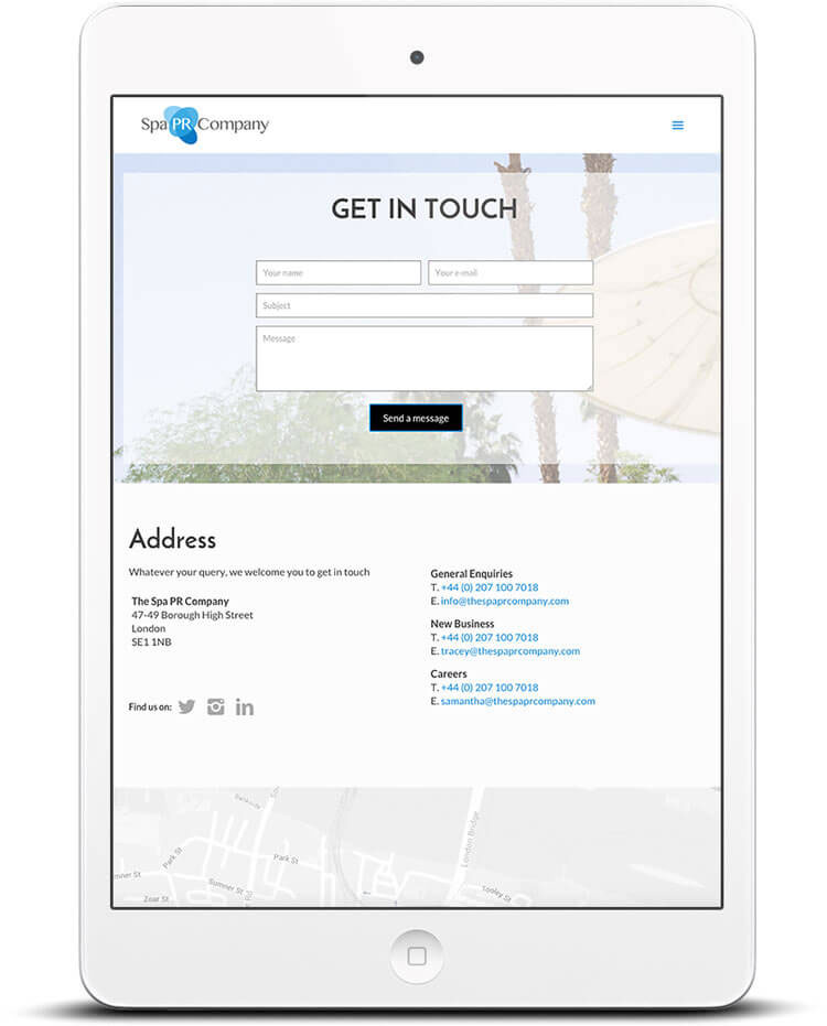 contact form